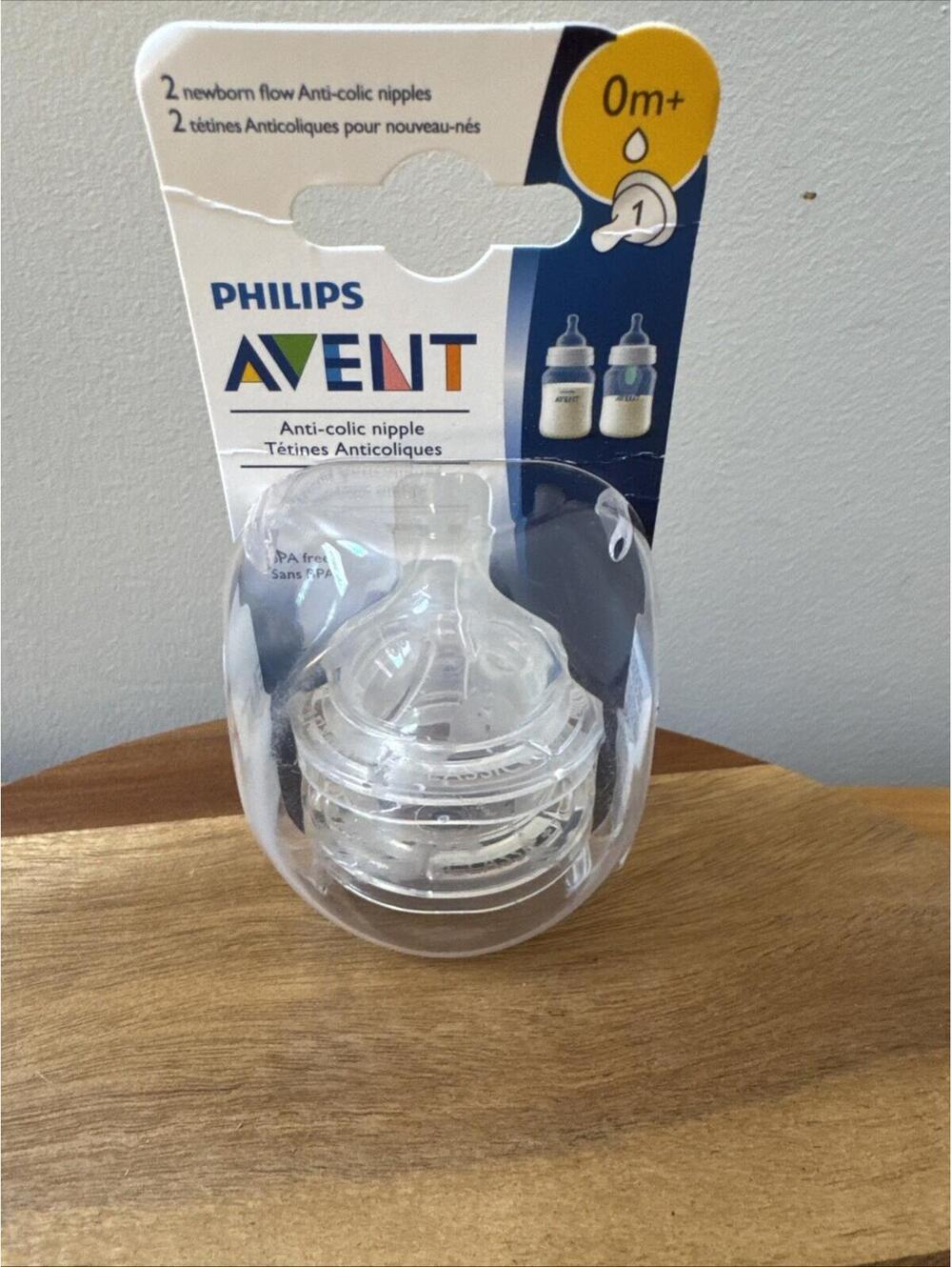 Philips Avent Anti Colic Nipples 0m SCF421/27 - Newborn Flow